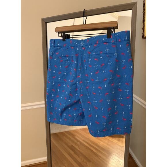 CROWN & IVY SHORTS - Flamingo Print - 16-Blue/Pink - Picture 3 of 4